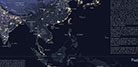 Die Erde bei Nacht / Sternwarten der Welt