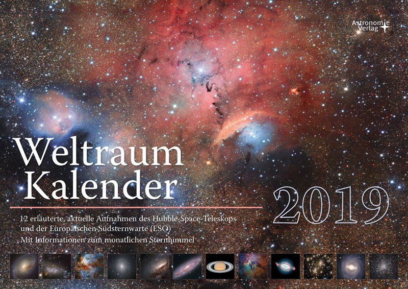 Weltraum-Kalender 2019